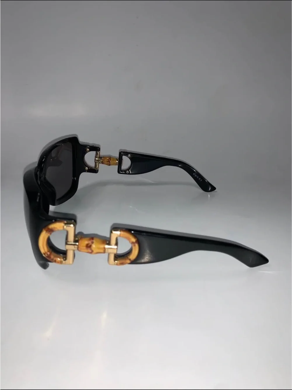Gucci rare vintage bamboo glasses